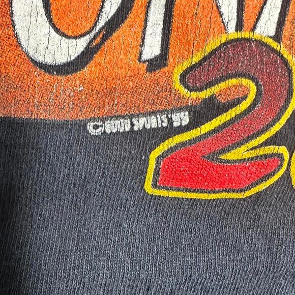 Vintage 90s Daytona Beach Florida Motorcycle Rally Tee Mens Large AOP Bike Shirt - Picture 3 of 5